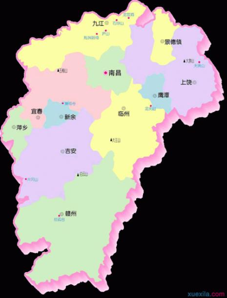 介绍江西的五个字