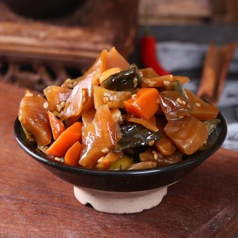 鸡渣咸菜疙瘩东北做法