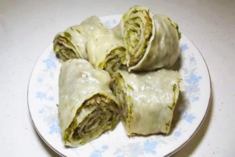 蒸菜卷家常做法