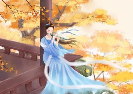 洒向秋风千叶丹表达了什么