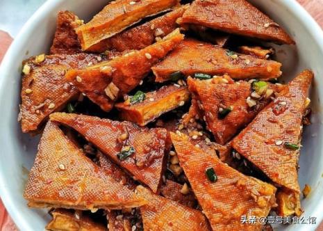 油炸五香豆腐干怎么做