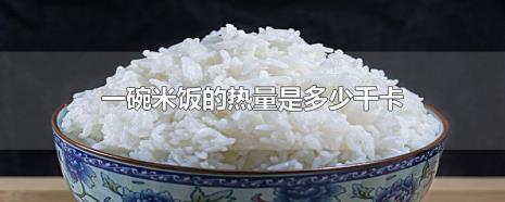 米饭有多少卡