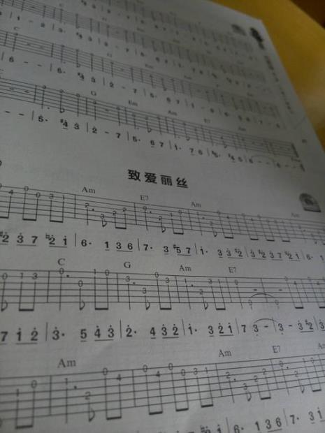 和弦加数字的谱怎么看