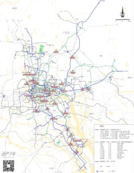 广州地铁规划线路