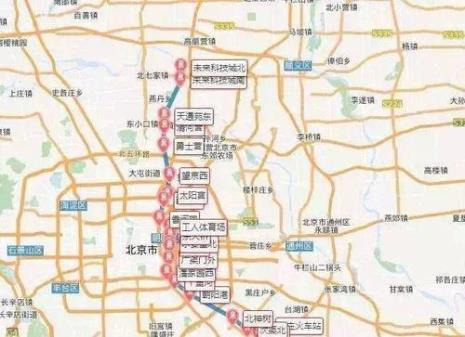 北京19号线北延站点