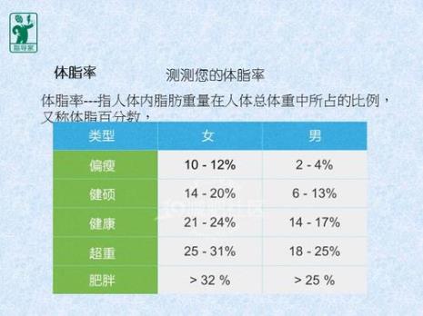 体脂率和什么有关系