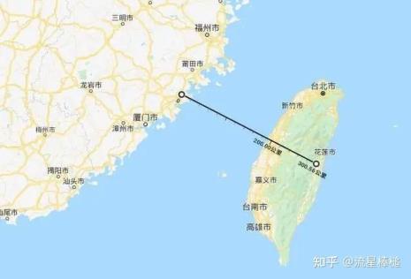 台湾海峡的宽度和深度
