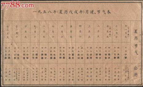 10月节气表