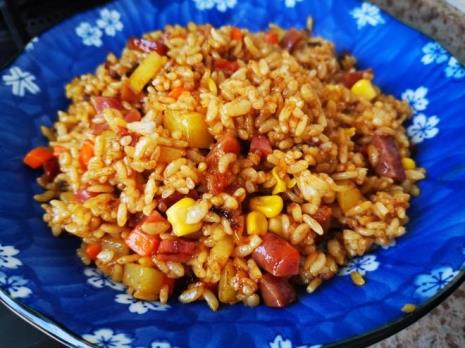 火腿炒饭做法