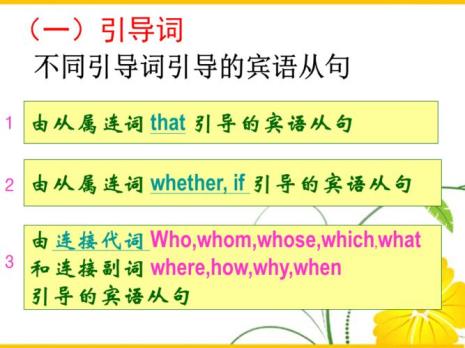 who能引导宾语从句吗