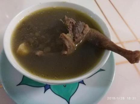 汽锅鸽子绿豆汤做法