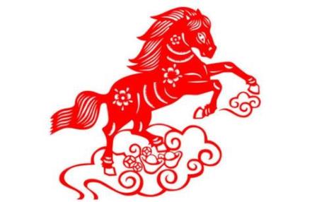 马剪纸教程