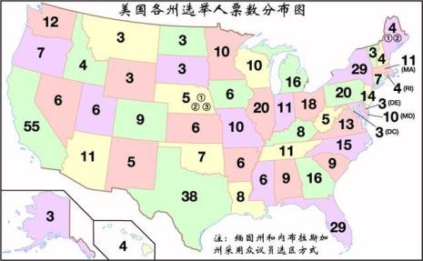 1980年美国人口分布最密集的地区