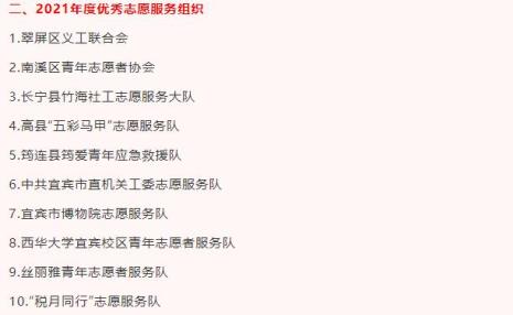 优秀志愿组织评选流程