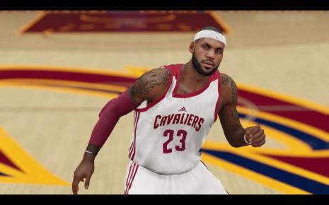 nba2k詹姆斯怎么不见了