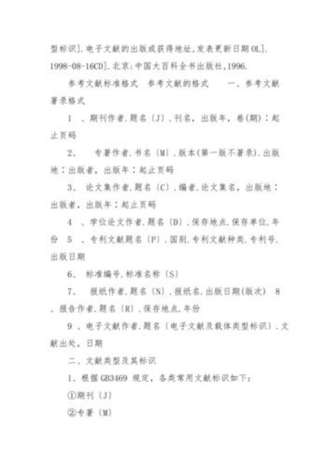 历史参考文献标准格式