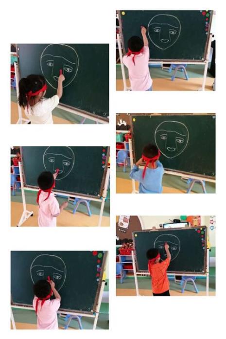 蒙眼画鼻子游戏