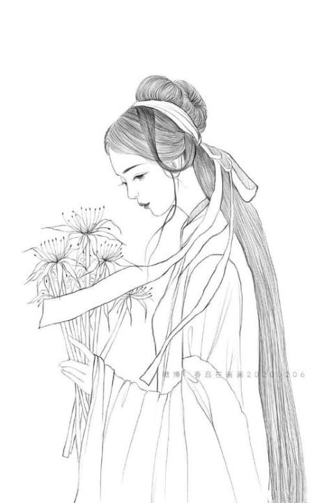 古风人物画法