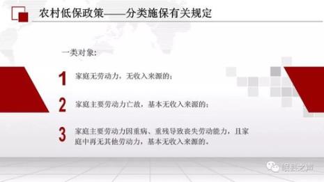 低保分类施保怎么算
