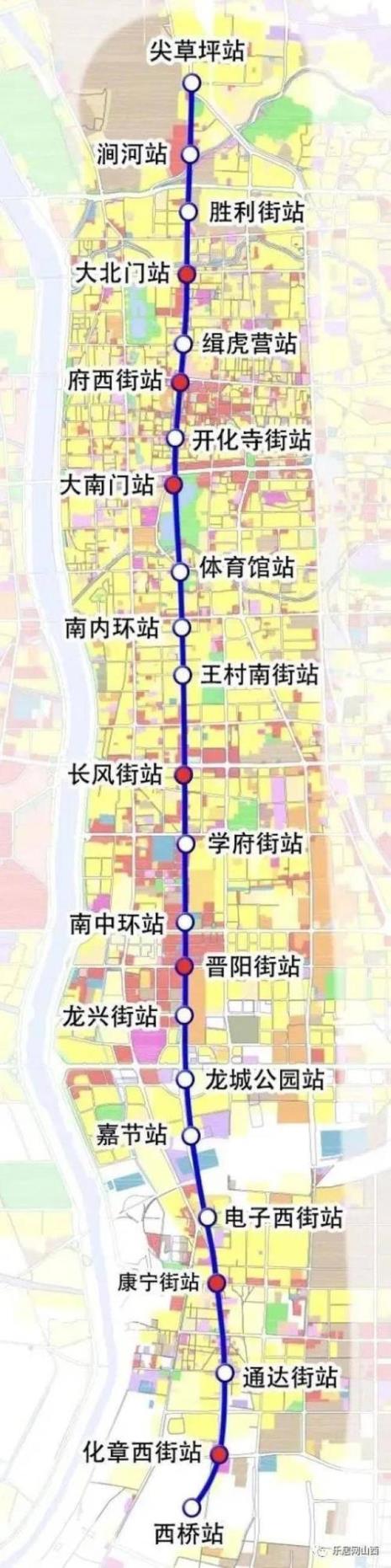 太原地铁2号线沿途景点