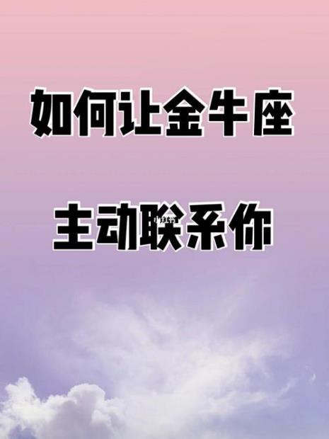 金牛座会喜欢主动追他的人吗