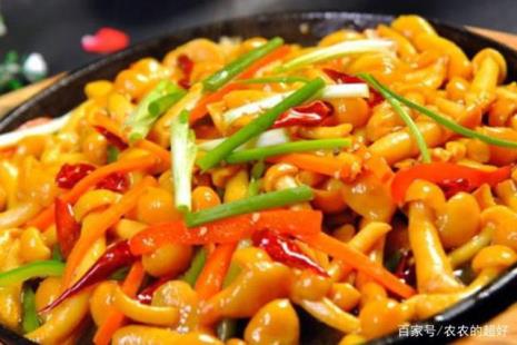 蒜黄滑子菇的做法