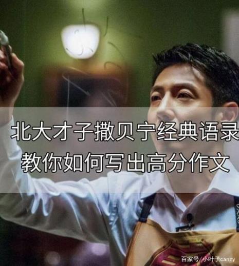 撒贝宁爱国经典语录