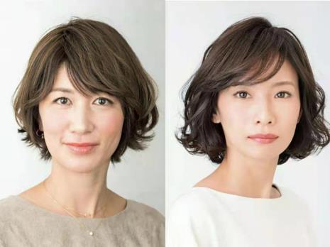 中年妇女头顶头发薄适合短发吗