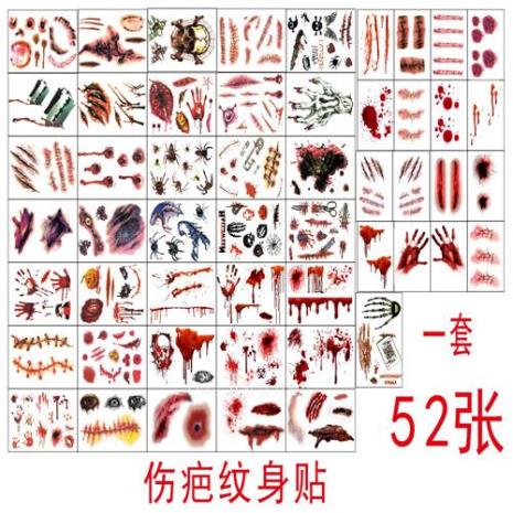 纹身贴和贴画的区别