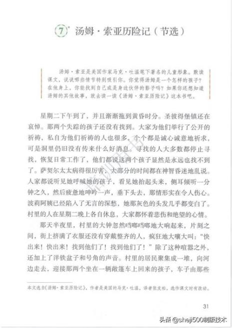 汤姆索亚历险记墓地试胆摘抄