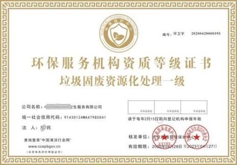 固体废物处置资质管理办法