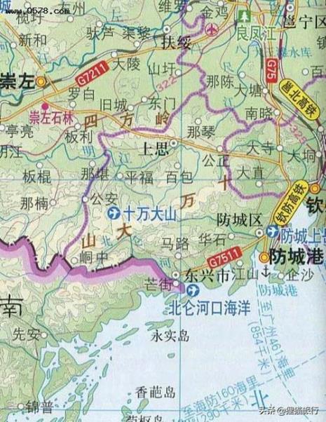 广西有几条河通海