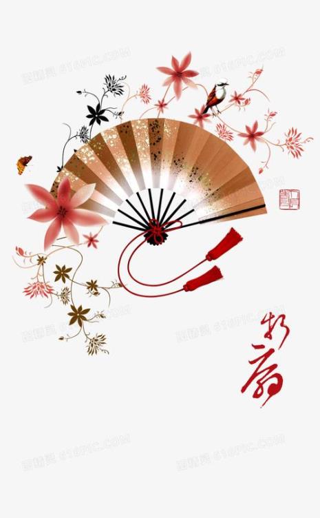 PhotoShop绘制中国古典水墨风格扇子教程