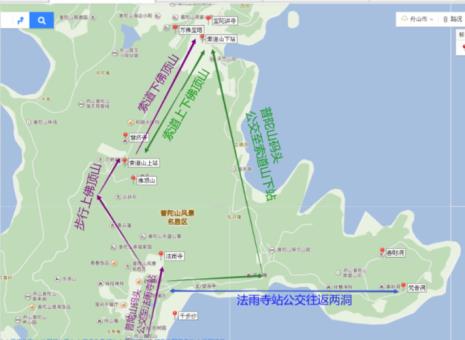 普陀山怎么走最佳路线