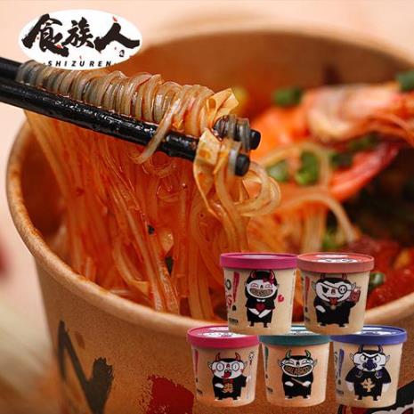 食族人酸辣粉正确冲泡方法