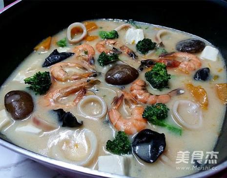 广东海鲜大杂烩一锅炖做法