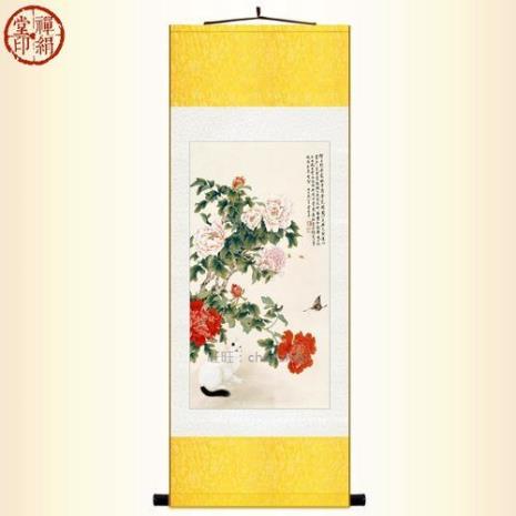 牡丹和猫画在一起寓意什么