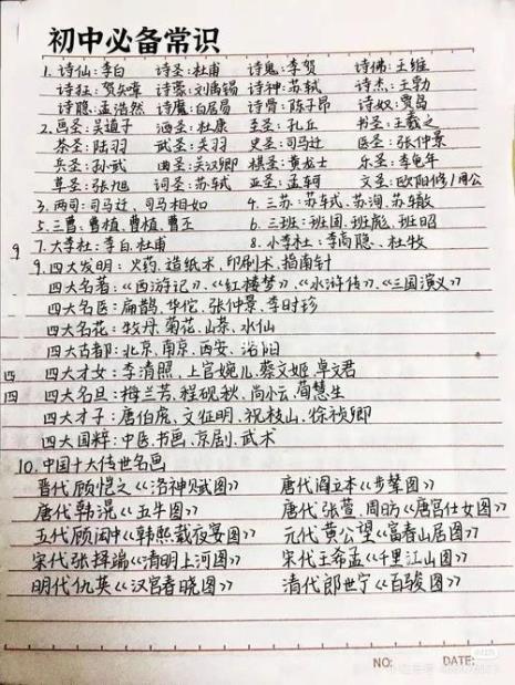 初中有必要学的高中知识