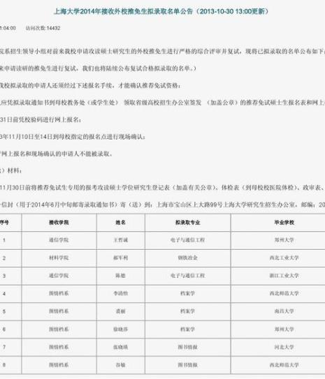 外校推免什么时间
