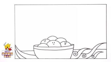 元宵节素描画教程步骤