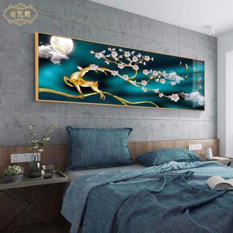 卧室床头可以挂带鹿的画吗