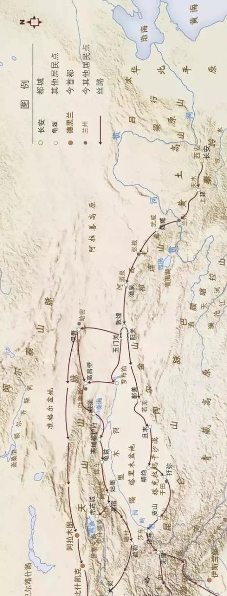 丝绸之路经过哪些城市