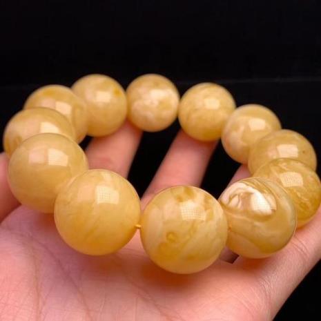 蜜蜡手串是什么材质做的