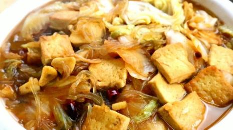 豆腐煮粉条的做法
