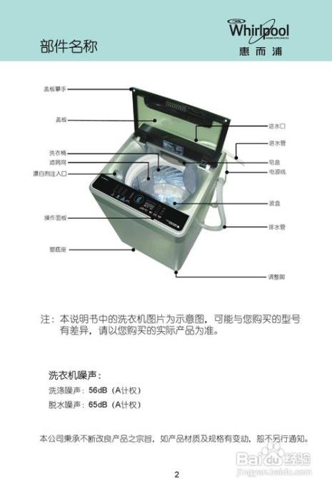 paohanic洗衣机说明书