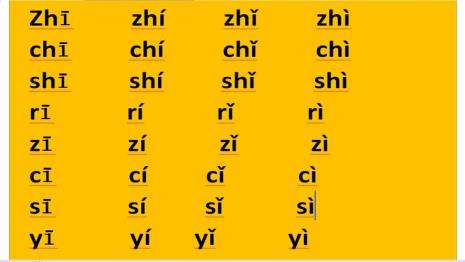 全部整体认读音节怎么写