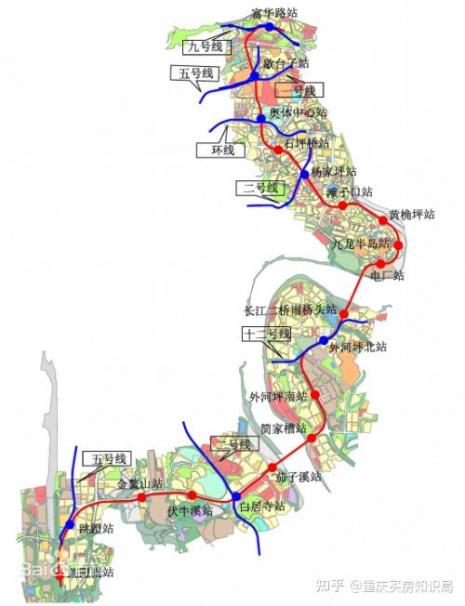 重庆北怎么到轻轨3号线