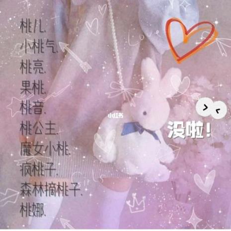 带有粉字的网名
