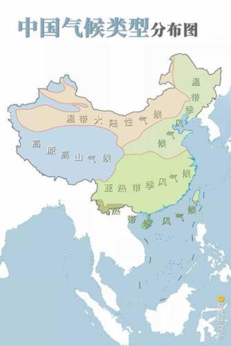 中国气候划分标准