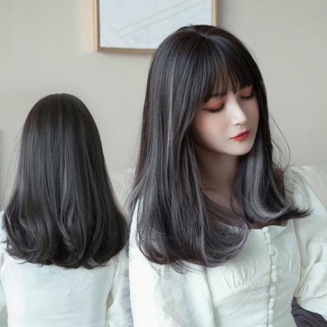 50岁扎马尾好还是中长发好看